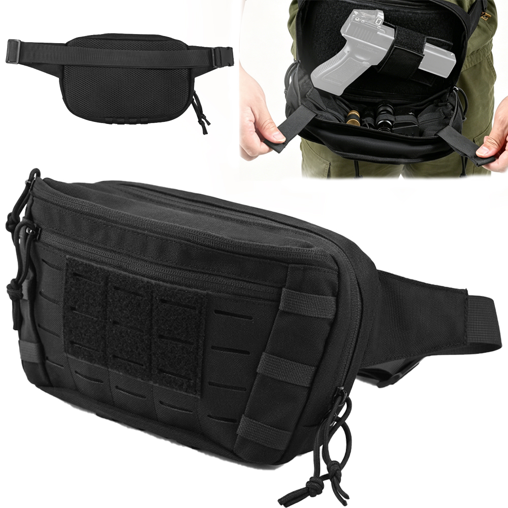Edc Carry Handgun - Borsa Tattica da Cintura per Pistola,