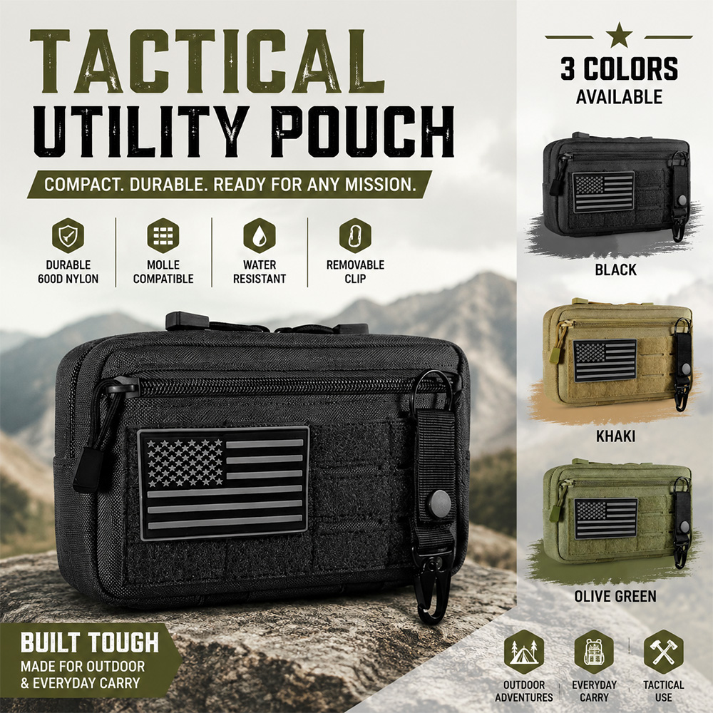 Edc Carry Box - Borsa tattica Molle EDC, kit di