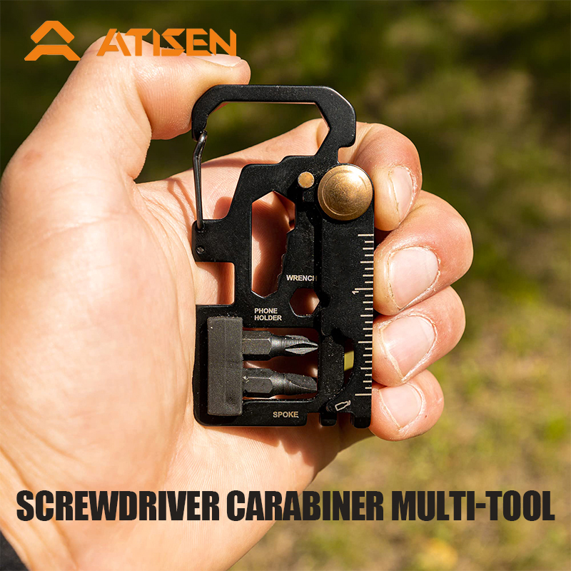 Multitool Credit Card - Porta carte tascabile multiuso - Apribottiglie