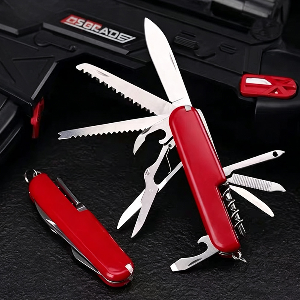 Edc Carry Knife - Coltello Multifunzione Pieghevole in Acciaio Inox,