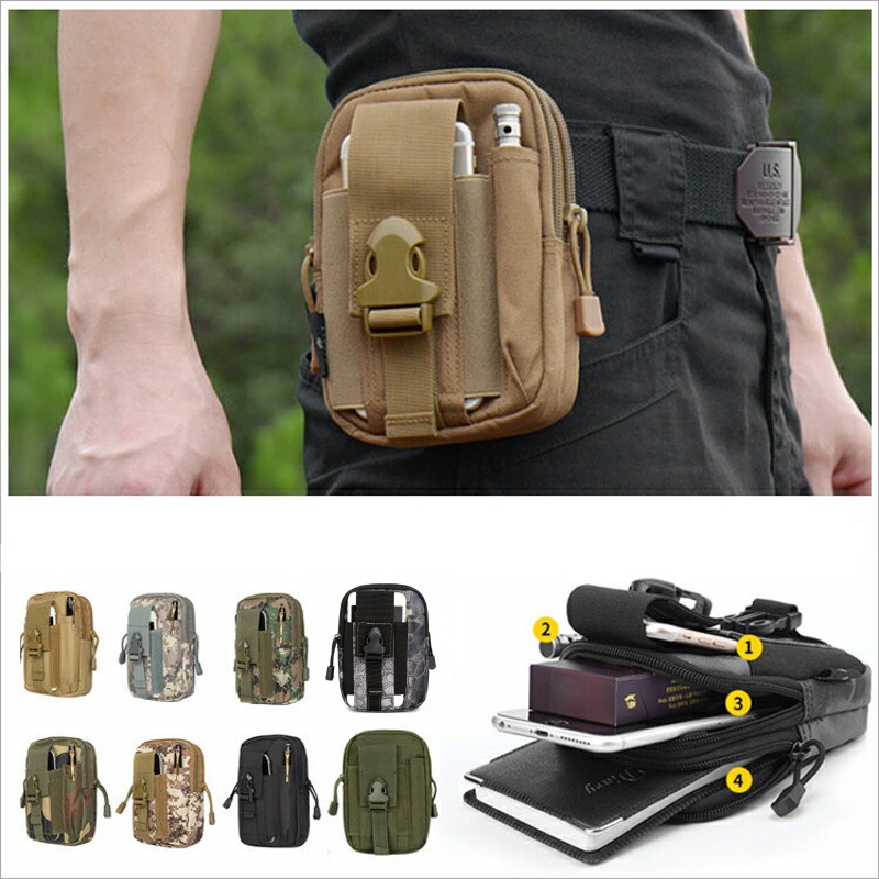 Edc Carry Box - Piccola custodia Molle Marsupio Porta telefono