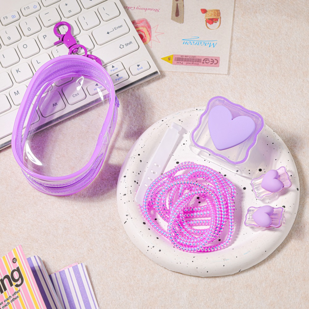 Cable Winder Keychain - Custodia portaoggetti Borsa portachiavi + Custodia