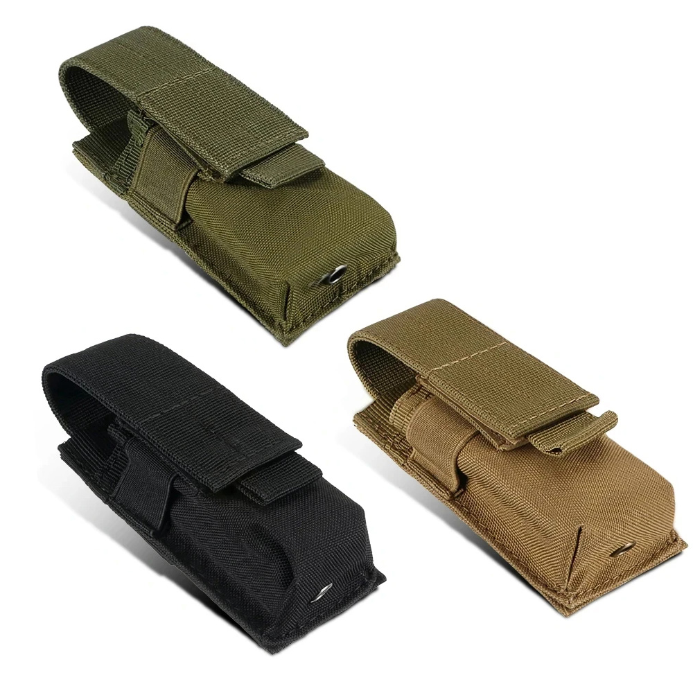 Edc Carry Knife - Marsupio modulare MOLLE: torcia/portacoltelli/magnete da 9