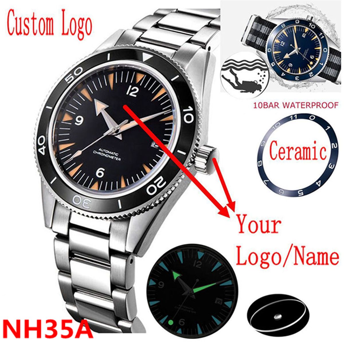 Logo personalizzato NH35 Movim - Watch Winder Compact recensione e prezzo