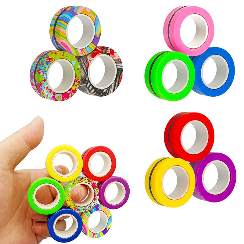 3PCS Anelli magnetici con punt - Fidget Spinner Bearing recensione e prezzo