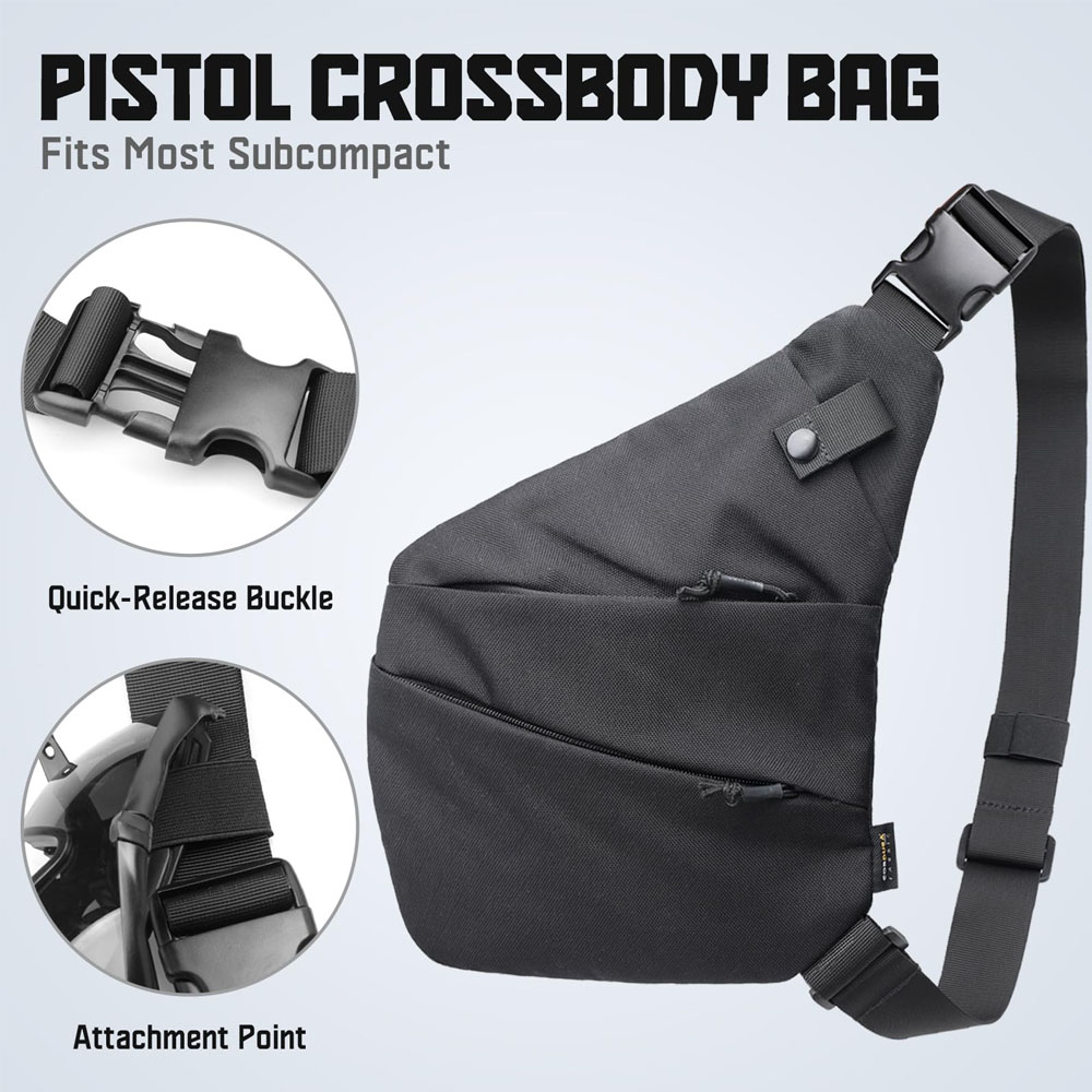 Borsa da trasporto tattica per - Edc Concealed Carry Sling Bag recensione e prezzo