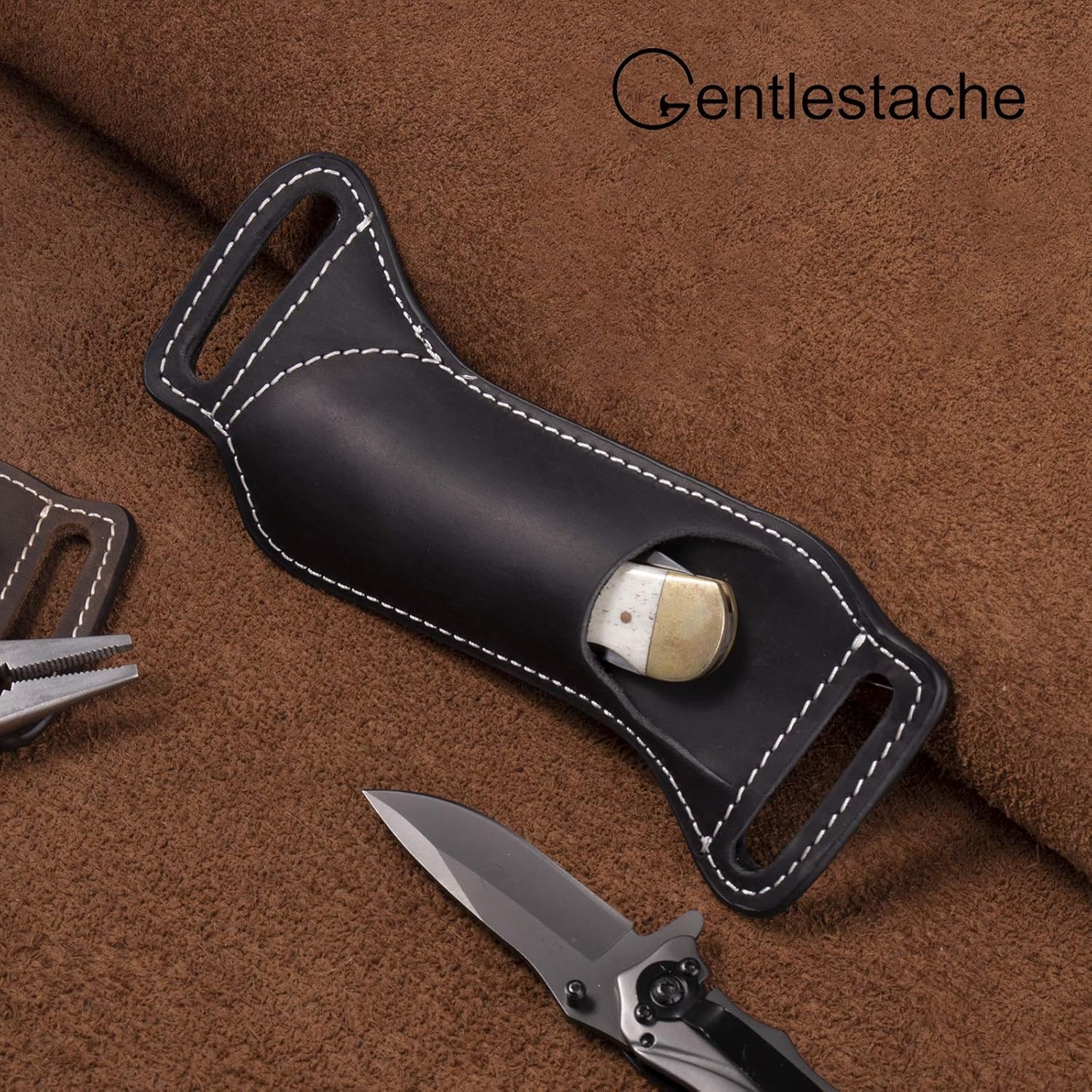 Fodero per coltello pieghevole - Edc Carry Belt Leather recensione e prezzo