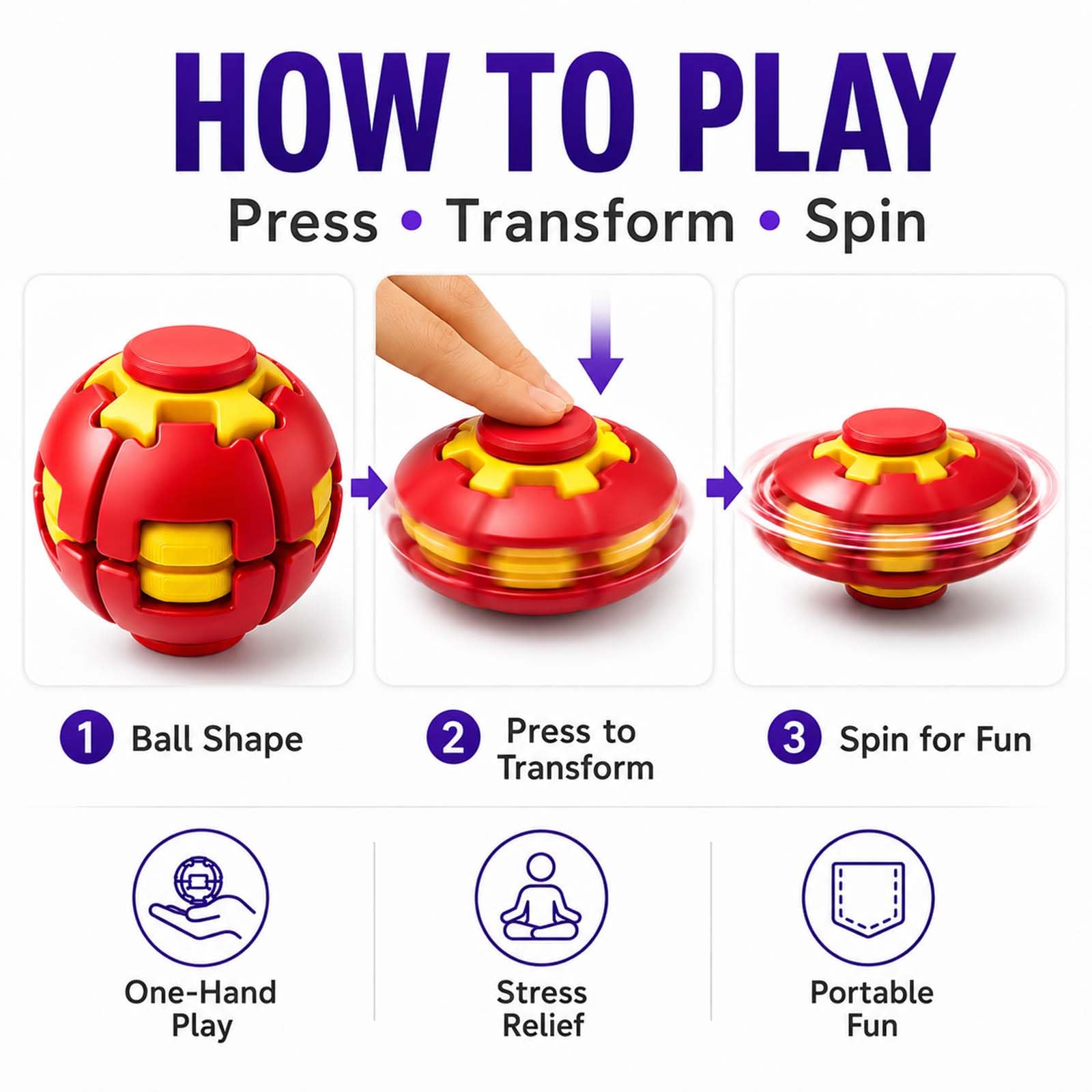 Fidget Spinner Magic Ball Cube - Fidget Spinner Bearing recensione e prezzo