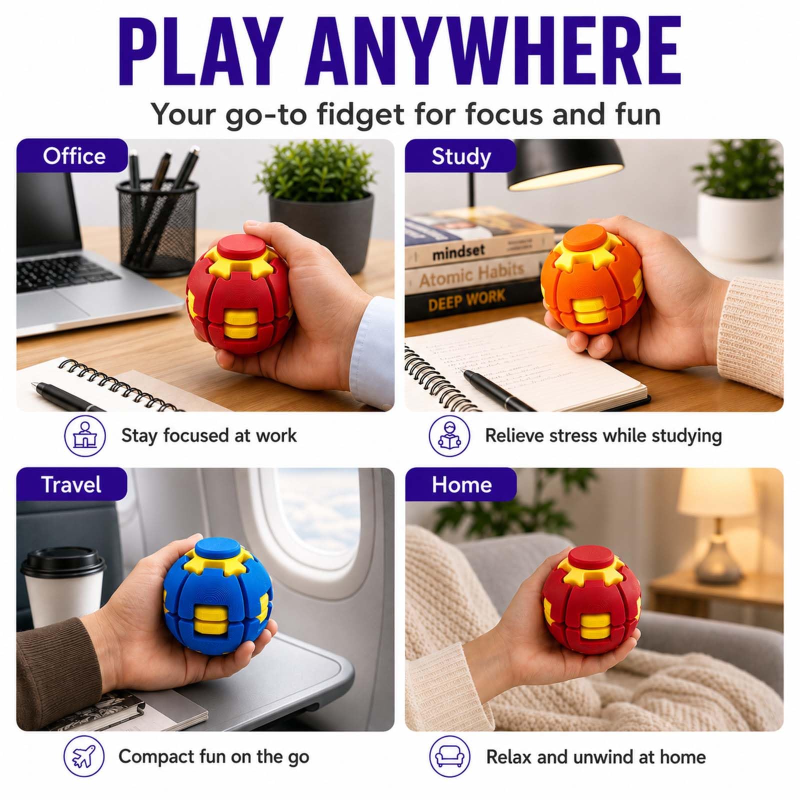 Fidget Spinner Magic Ball Cube - Fidget Spinner Bearing recensione e prezzo