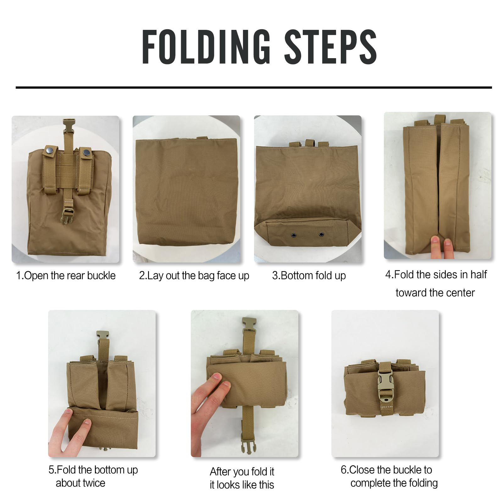 Nuovo Molle Pieghevole Dump Dr - Edc Carry Pouch recensione e prezzo